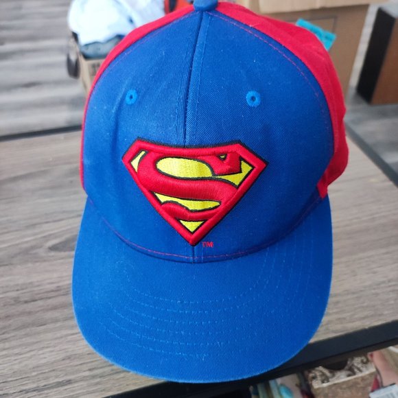 Superman snapback hat / cap embroidered logo - Picture 1 of 6